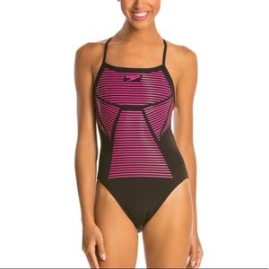 Speedo Hydralign Cross Back One Piece Swimsuit
